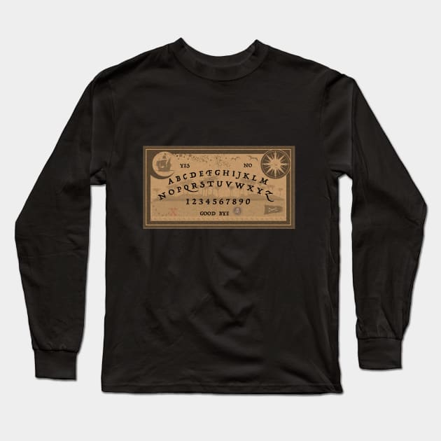 Spirit Board Long Sleeve T-Shirt by Four Cats